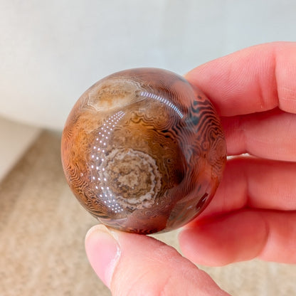 Gebänderter Achat Kugel [A+B]