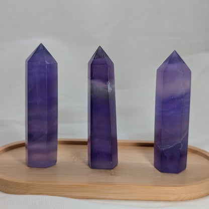 Lila Fluorit Turm [A-C]