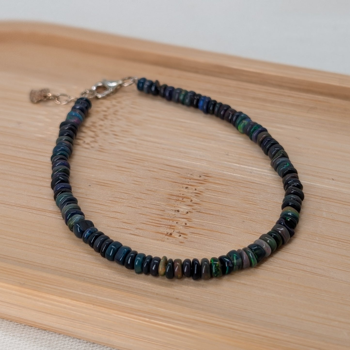 Opal Armband Linse / Scheibe 4 mm