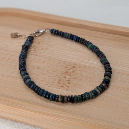 Opal Armband Linse / Scheibe 4 mm