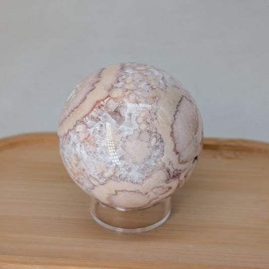 Druzy Blumenachat / Pink Amethyst Kugel [PK]