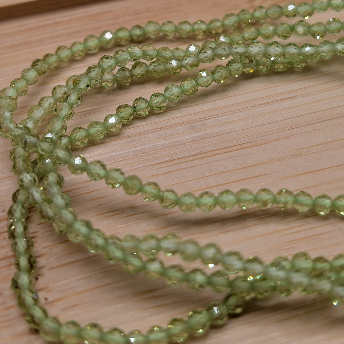 Peridot Armband facettiert 3 mm