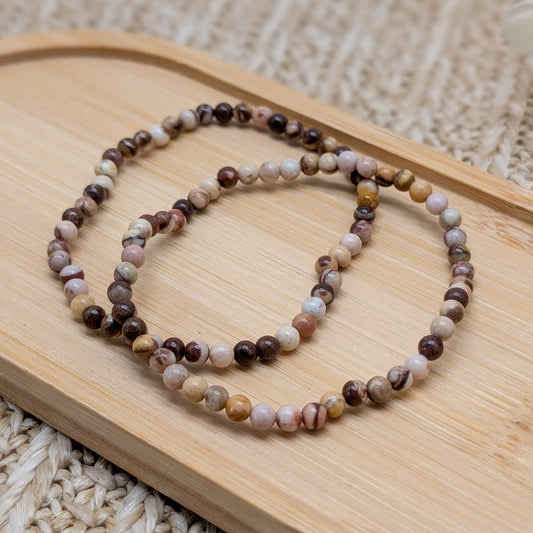 Cappuccino Jaspis Armband 4mm