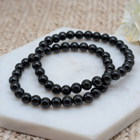 Schörl Armband 6 mm