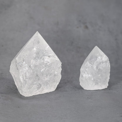 Bergkristall Spitze Anschliff [A+B]