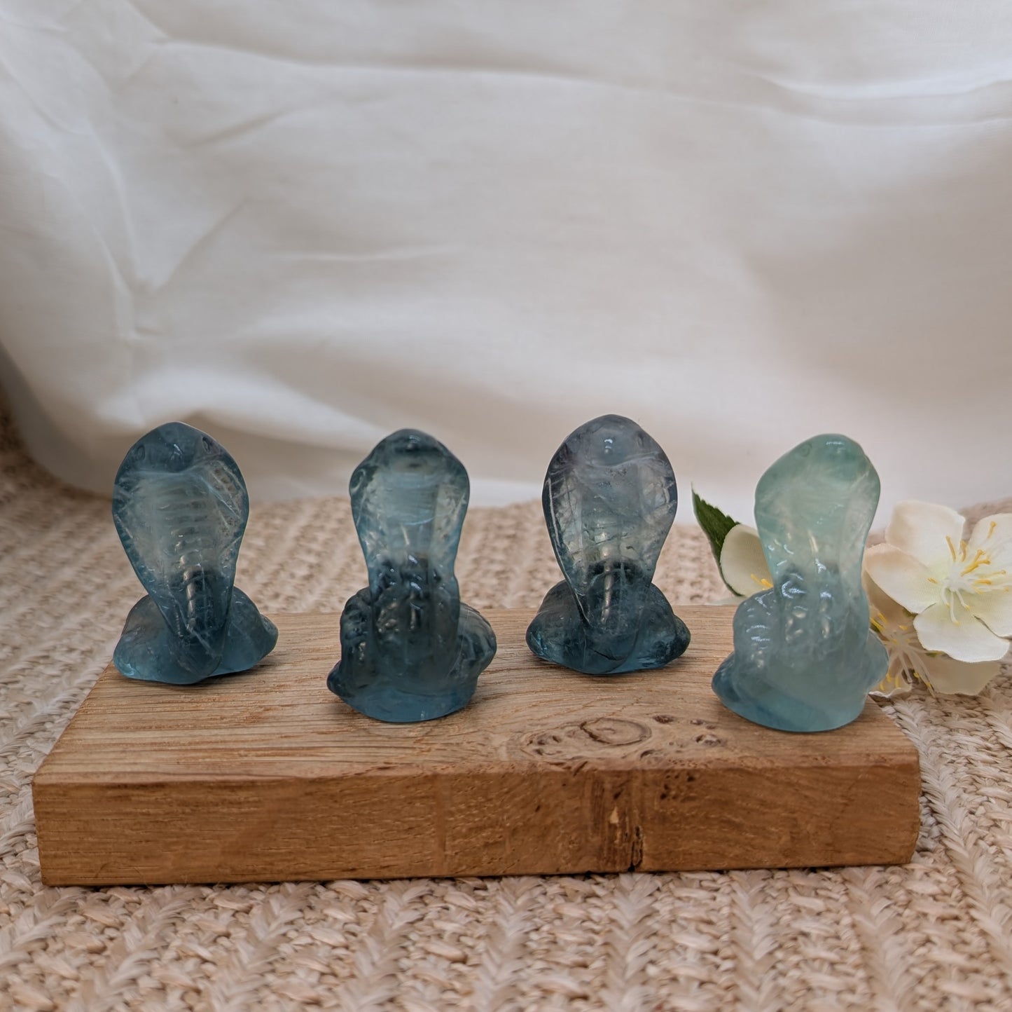 Grüne Fluorit Schlange [A-D]