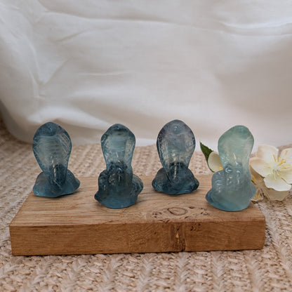 Grüne Fluorit Schlange [A-D]