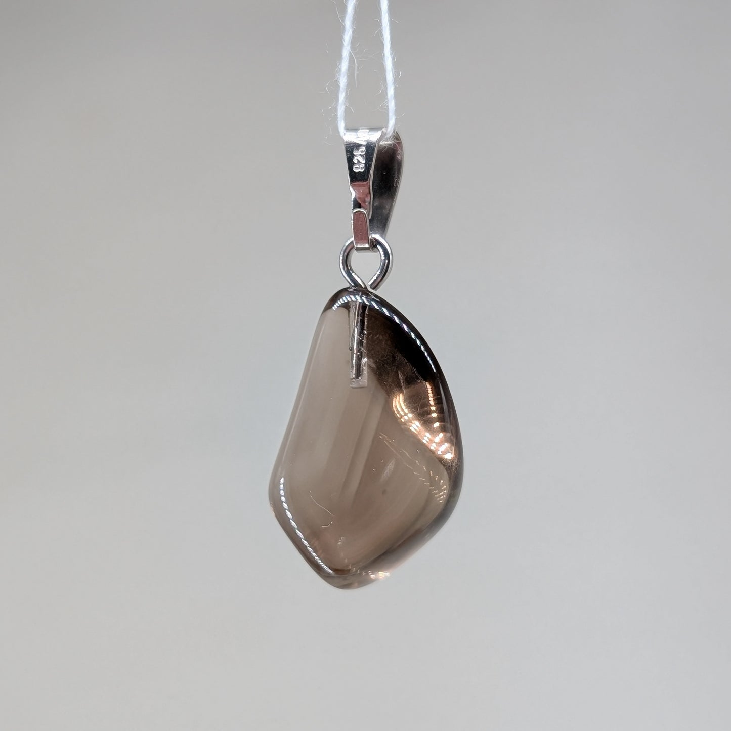 Rauchquarz Kettenanhänger, Silber [Z]