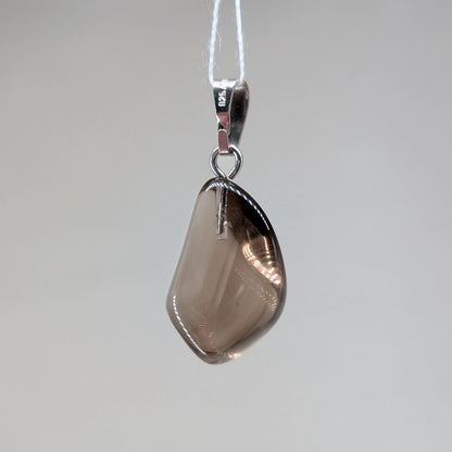 Rauchquarz Kettenanhänger, Silber [Z]