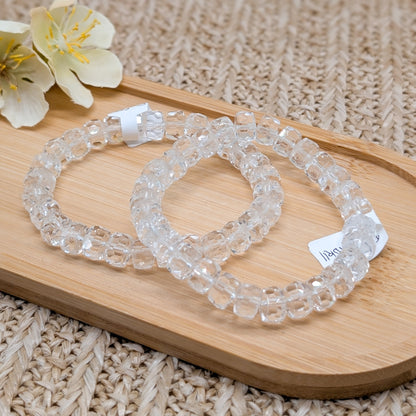 Bergkristall Armband facettiert 8 mm