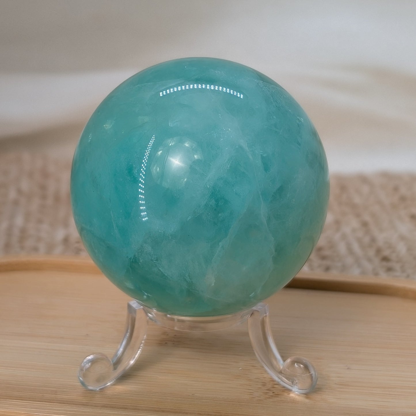 Grüne Fluorit Kugel [FJ]