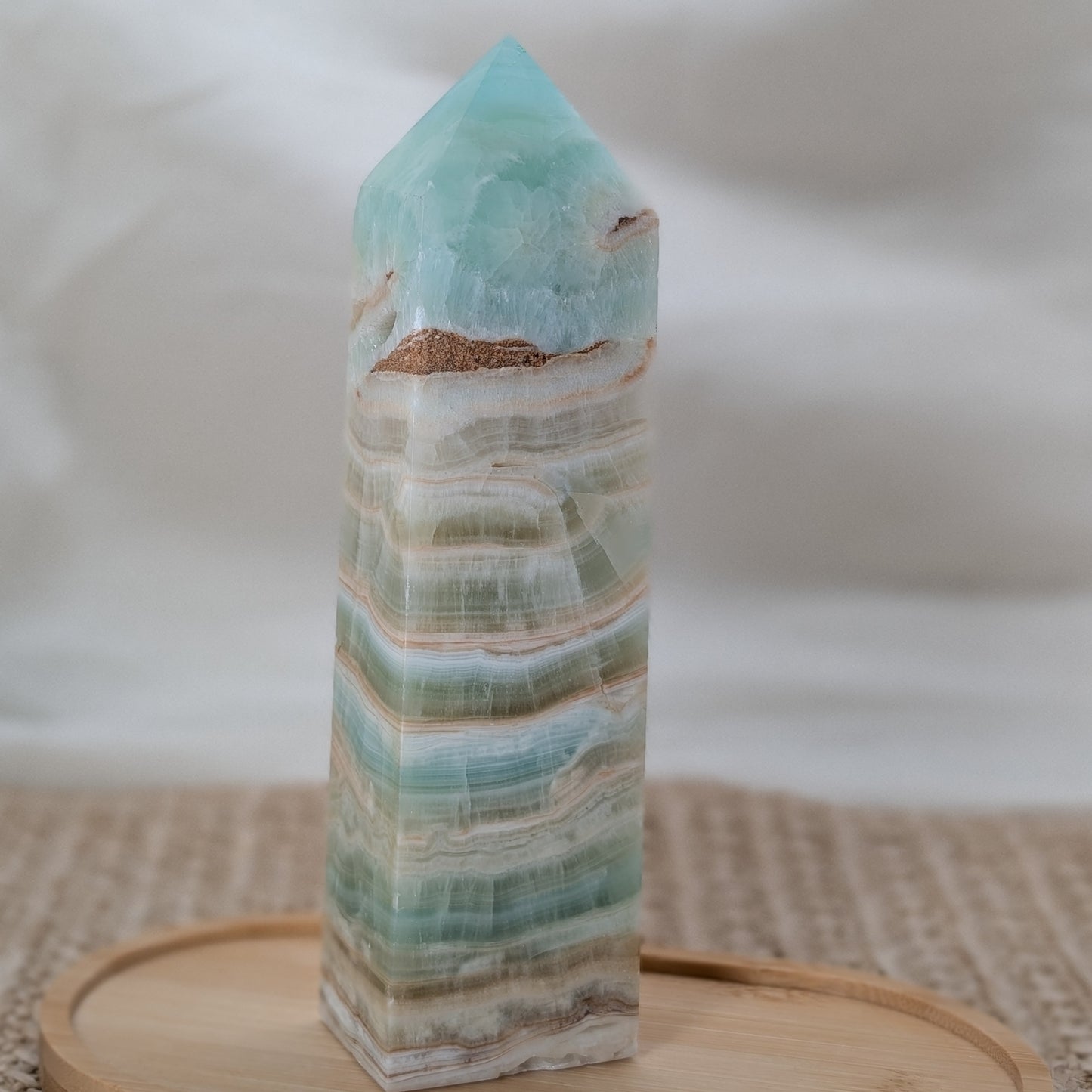 XL Karibischer Calcit Turm [B]