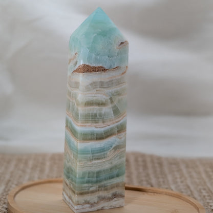 XL Karibischer Calcit Turm [B]