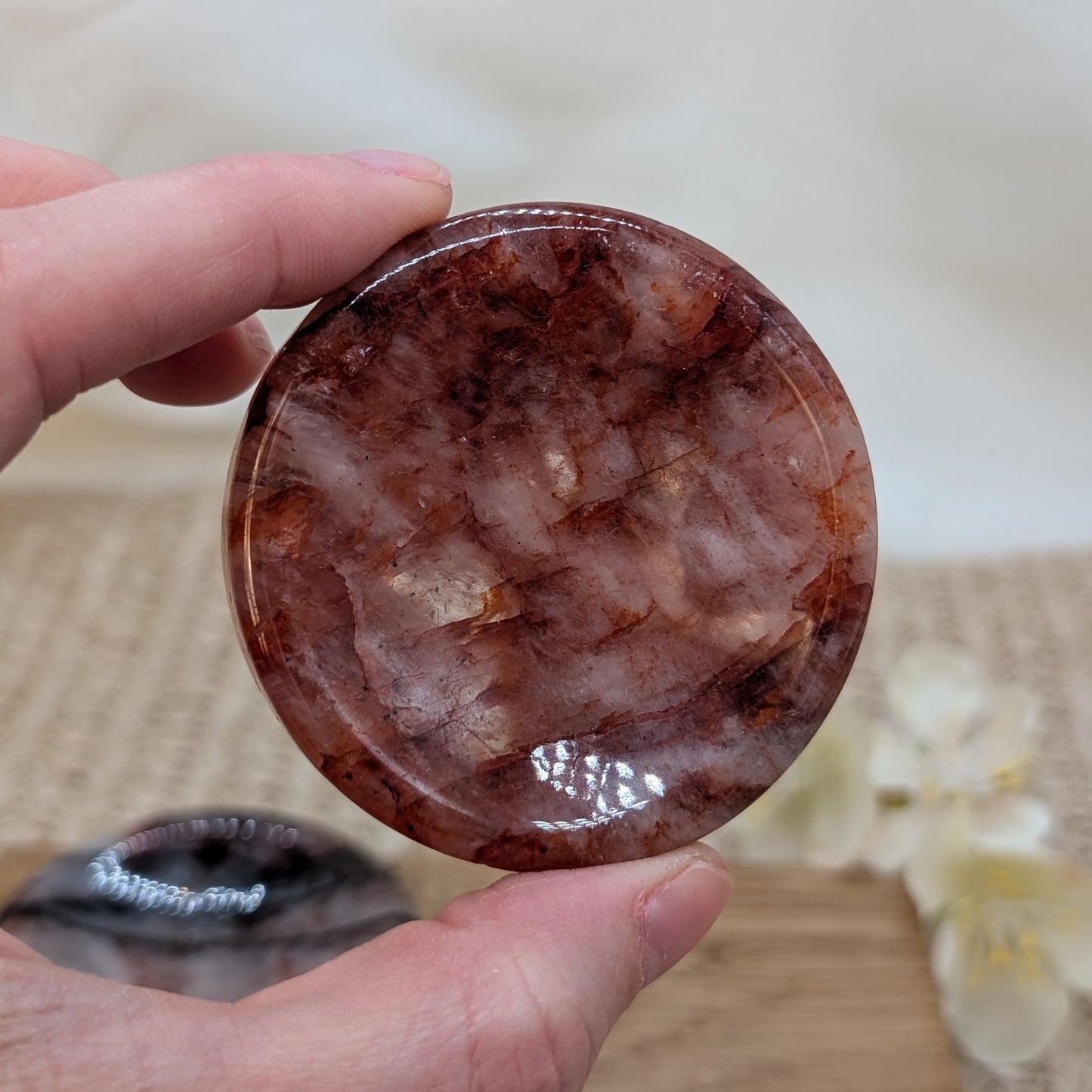 Kleine Feuerquarz Schale [A+B]