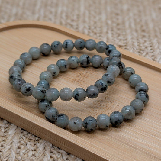 Kiwi Jaspis Armband 8 mm