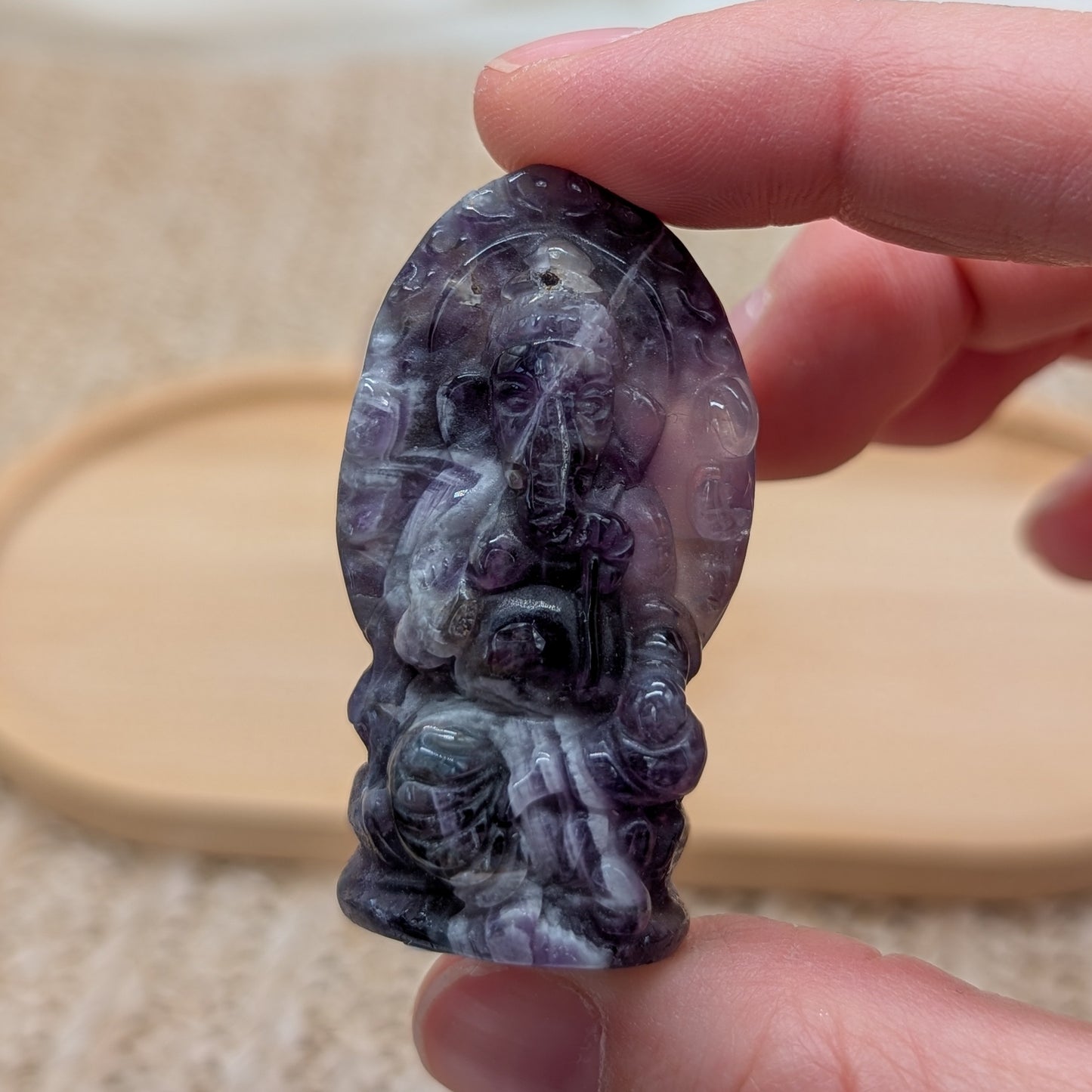 Dream Amethyst Ganesha Figur [L+K]