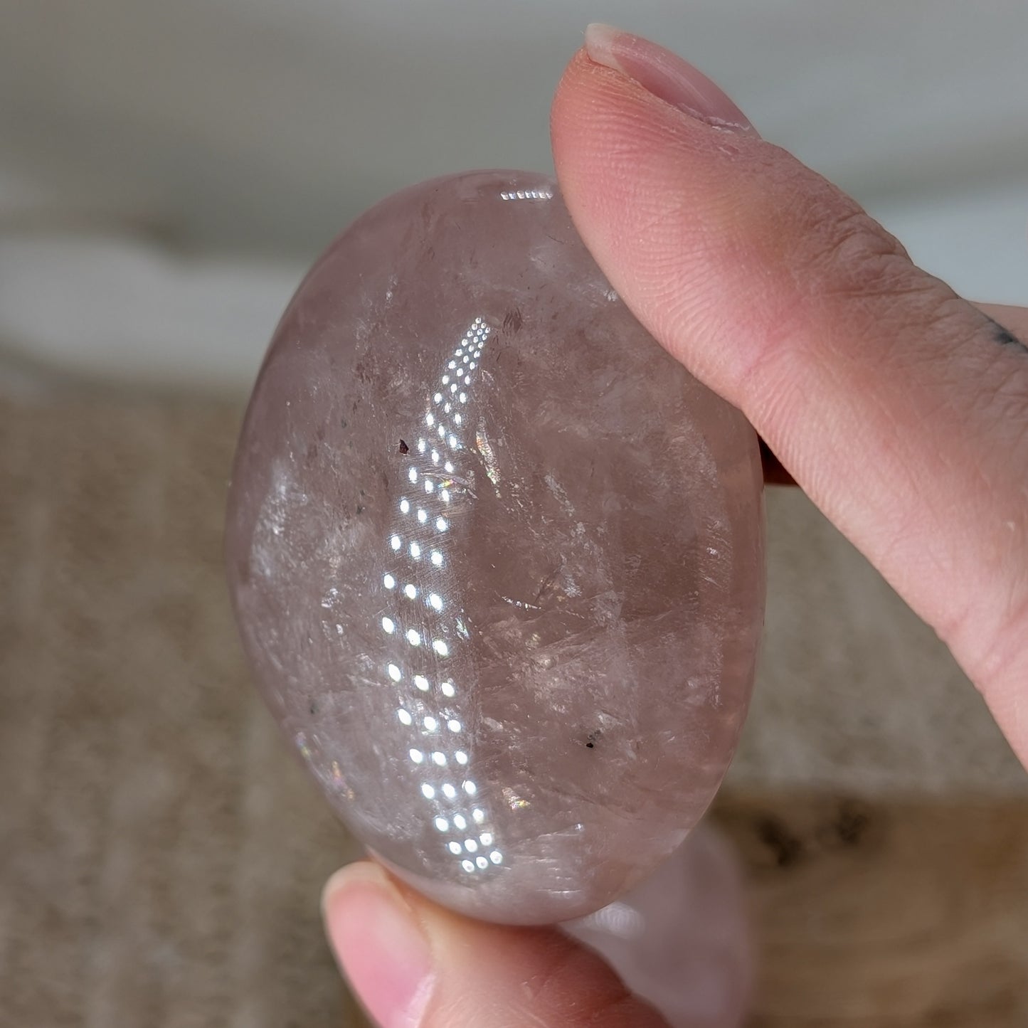 Rosenquarz Handstein [RA-RC]