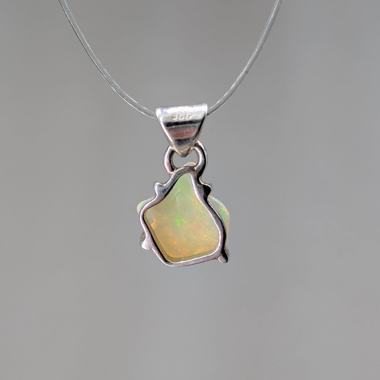 Opal Kettenanhänger, 925er Silber [T]