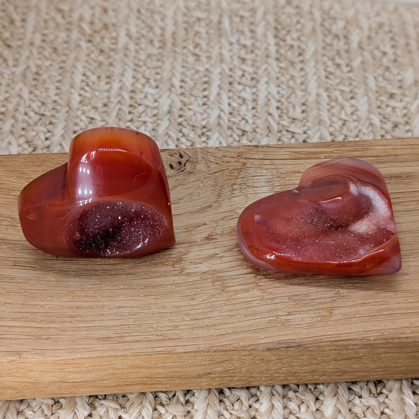 Druzy Karneol Herz [AR+BI]