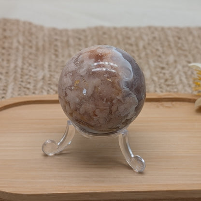 Blumenachat Kugel [LA]