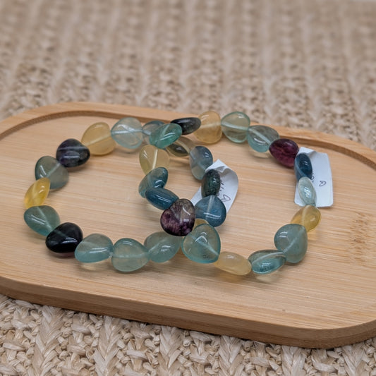 Fluorit Herz Armband
