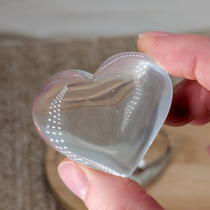Sehr klares Bergkristall Herz [AR+BR]