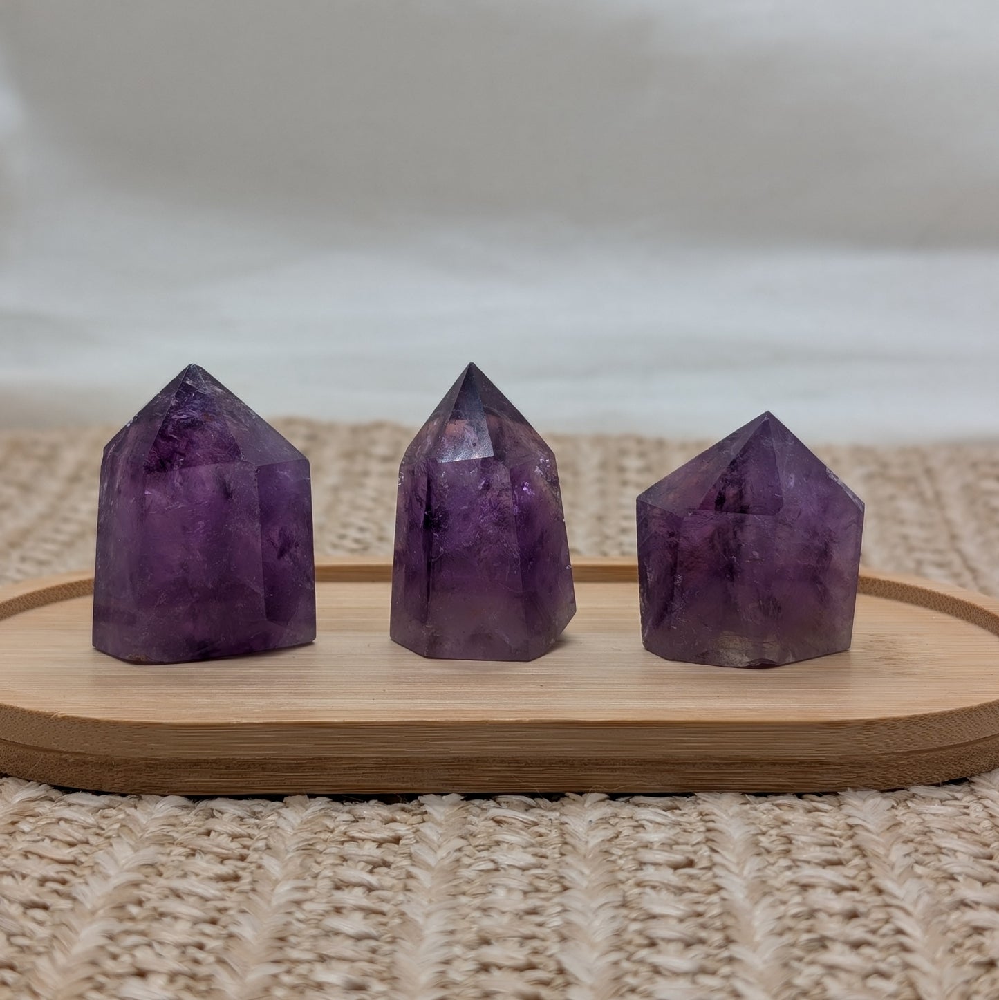 Dunkle Amethyst Spitze klein [A-C]
