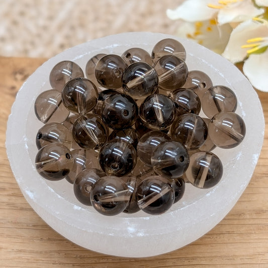 Rauchquarz Perlen 8 mm