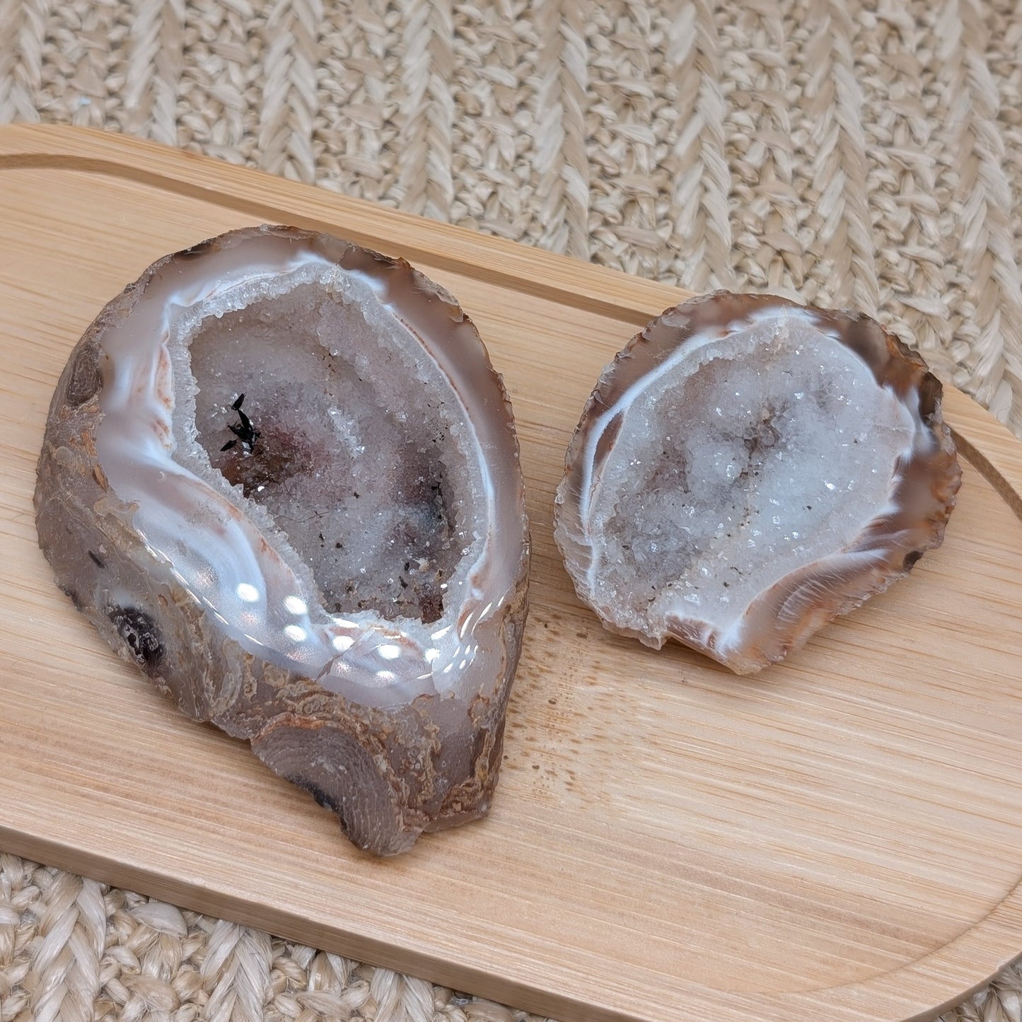 Geoden Schatulle aus Achat [D]