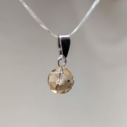 Rauchquarz facettiert Kettenanhänger [HR]