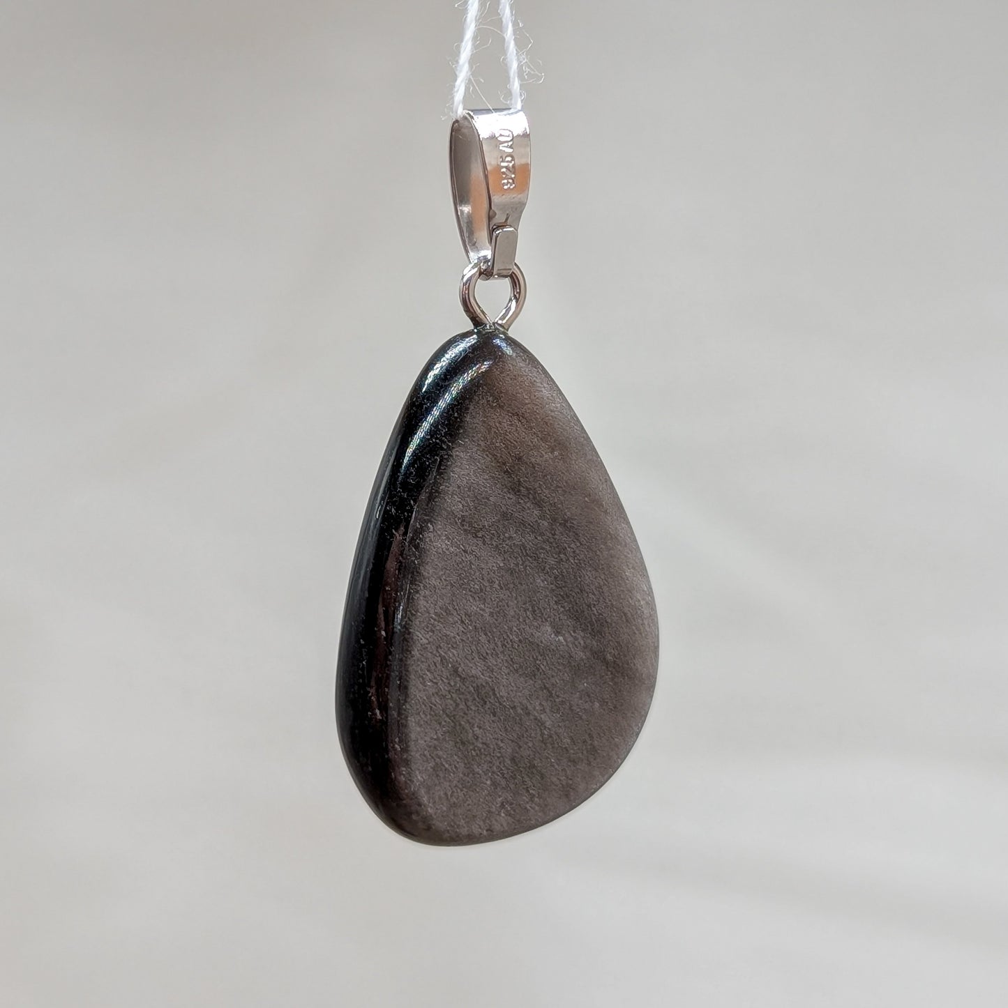 Silber Obsidian Kettenanhänger [B]