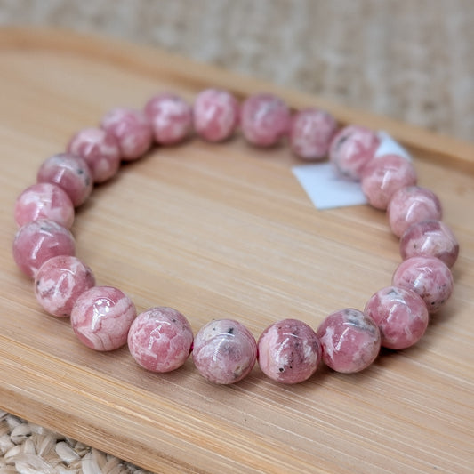 Rhodochrosit Armband 9 mm