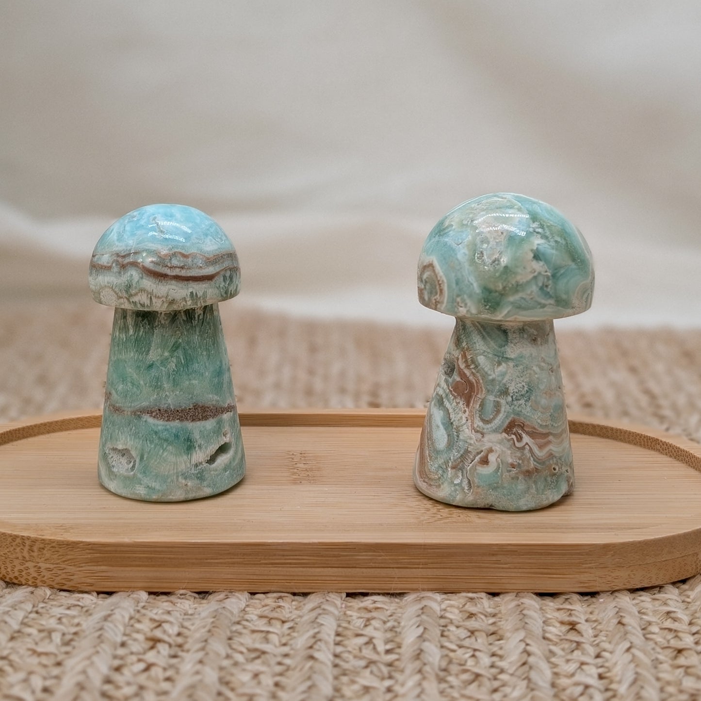 Blauer Aragonit Pilz [A+B]