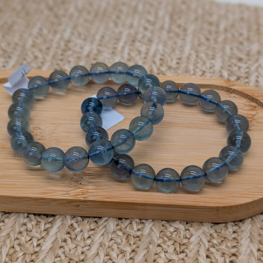 Blauer Fluorit Armband 10mm