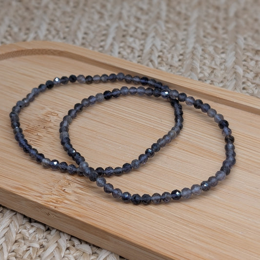 Iolith Armband facettiert 3mm