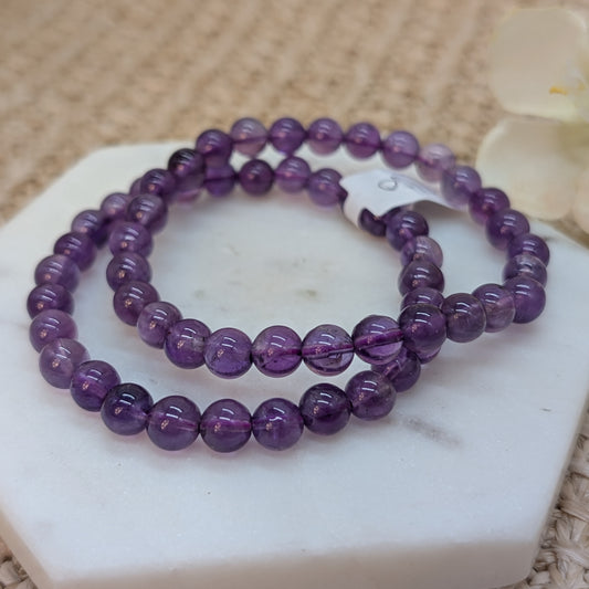 Amethyst Armband 6 mm