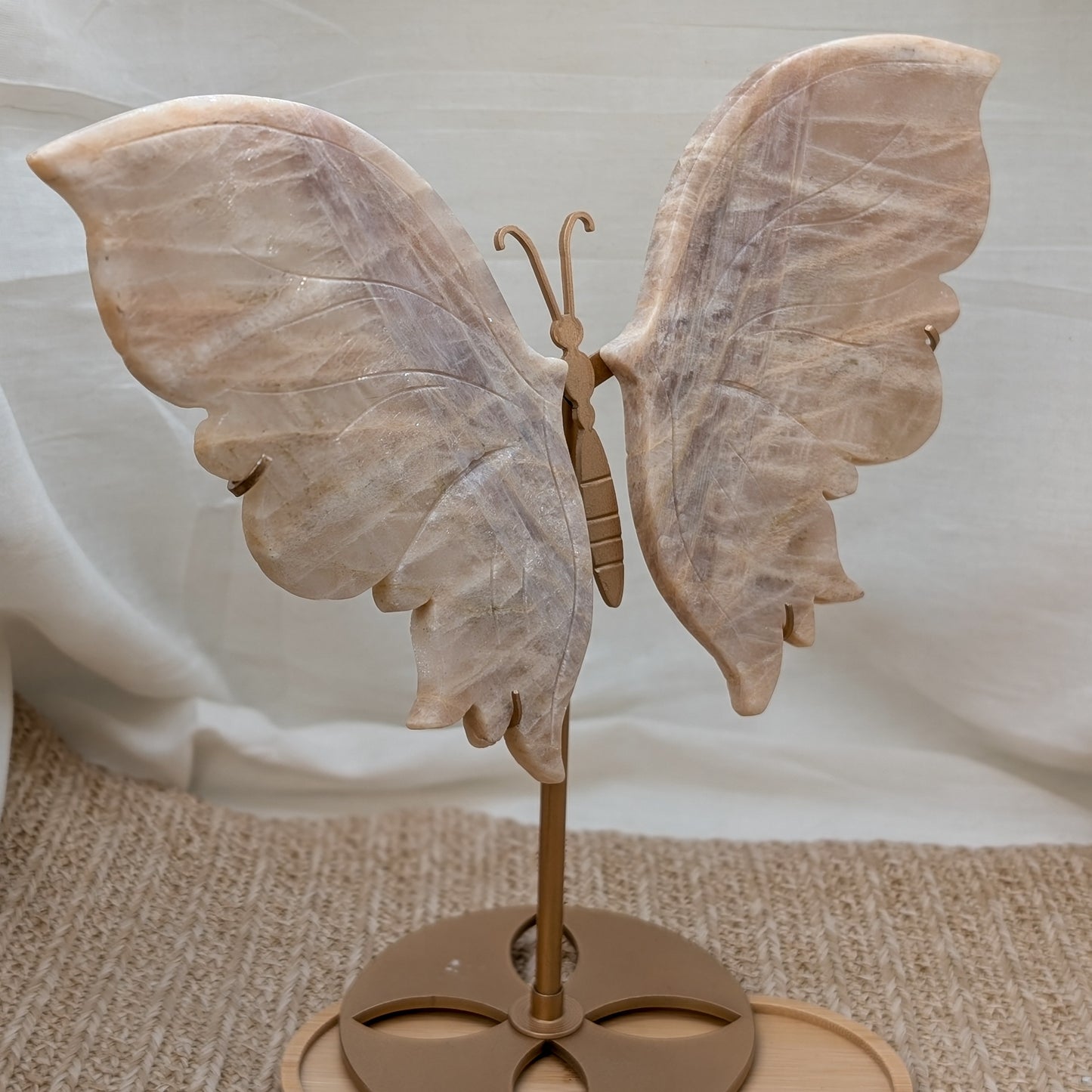 XL Mondstein Schmetterling auf Ständer [MX]