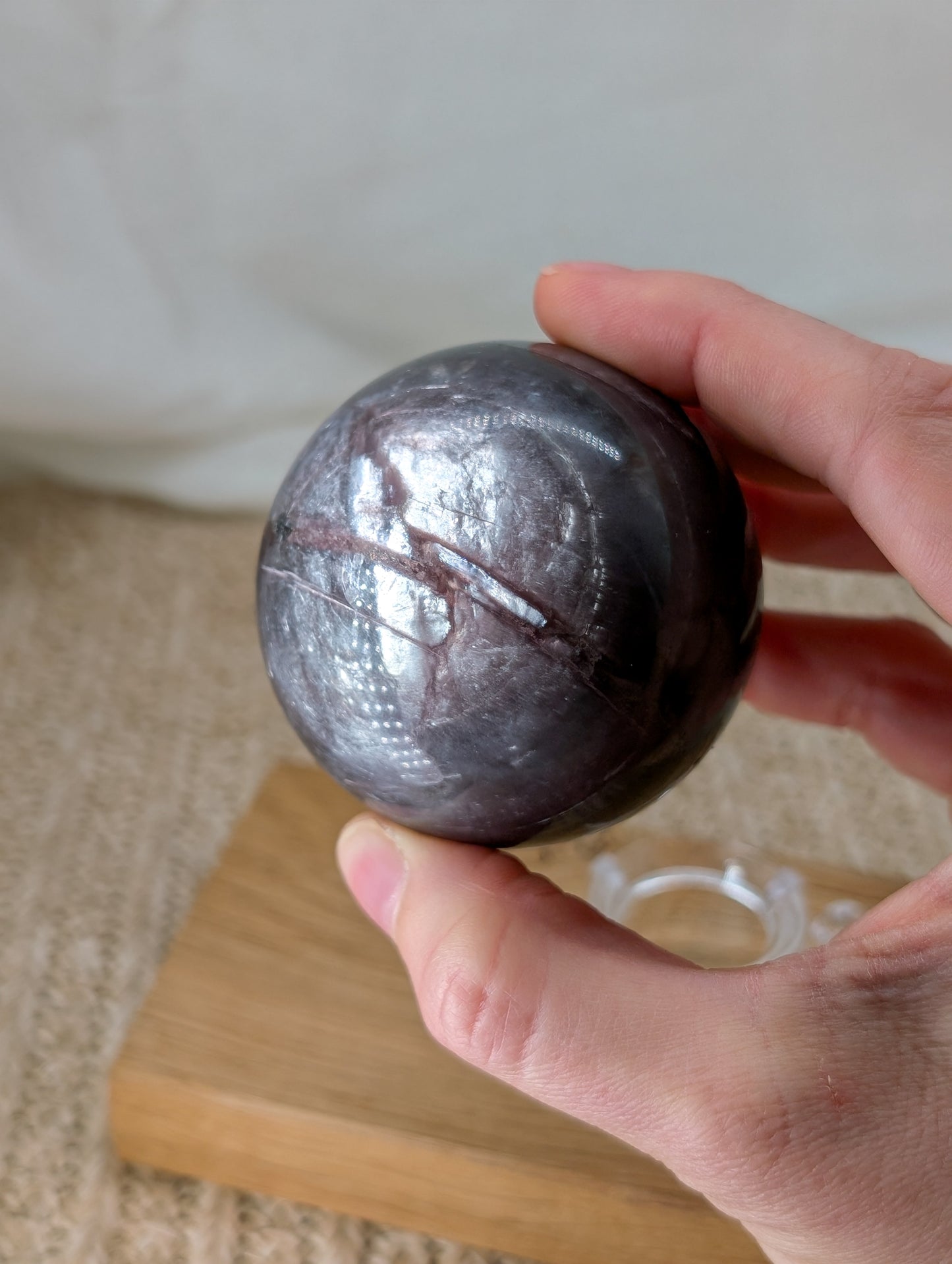 Gem Lepidolith Kugel [AG]