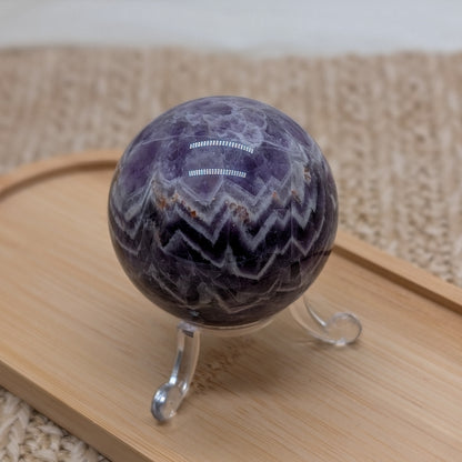 Chevron Amethyst Kugel [CE]