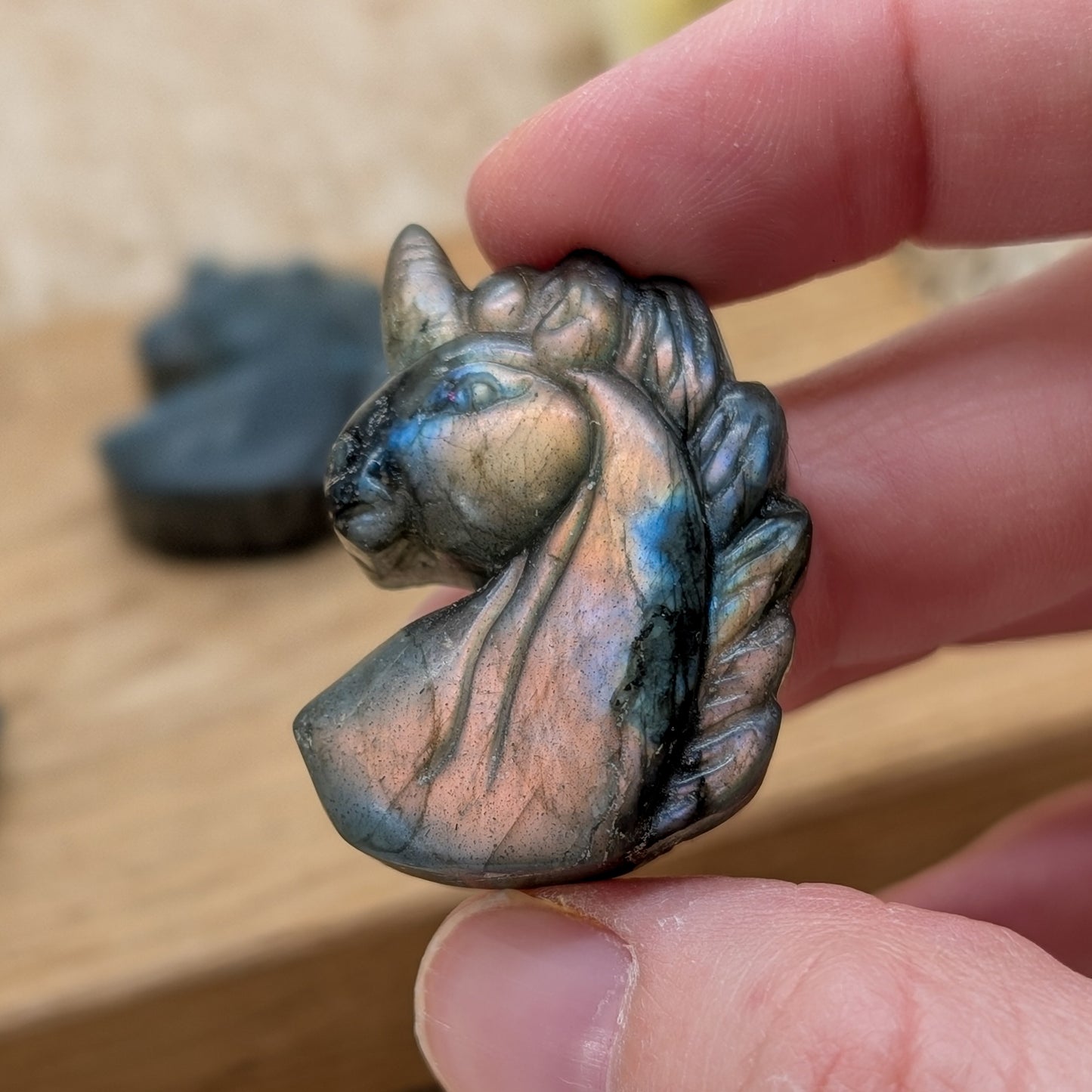 Flashy Labradorit Einhorn [ZA-ZD]