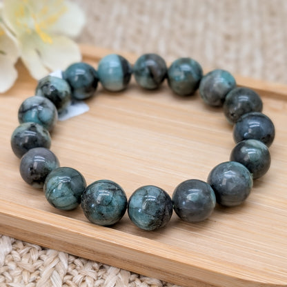 Smaragd Armband 12,5 mm