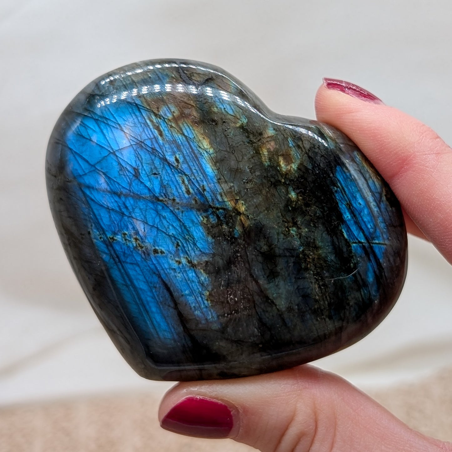 Flashy Labradorit Herz [LI]