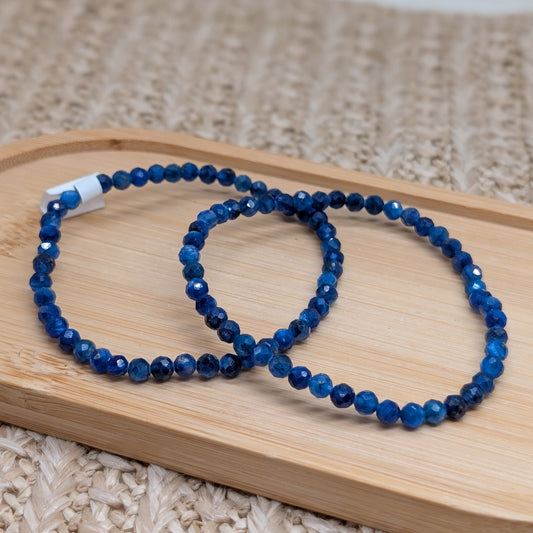 Kyanit Armband facettiert 4 mm