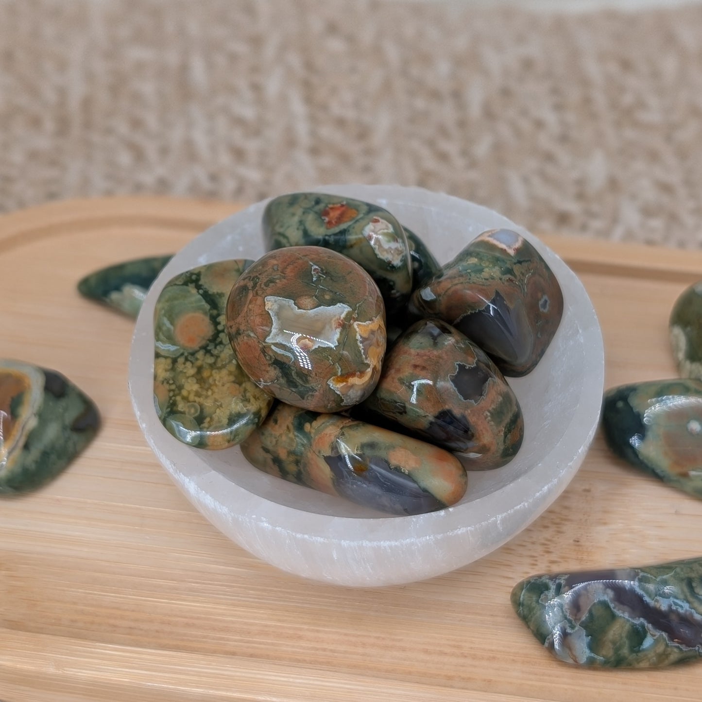 Rhyolith Trommelstein