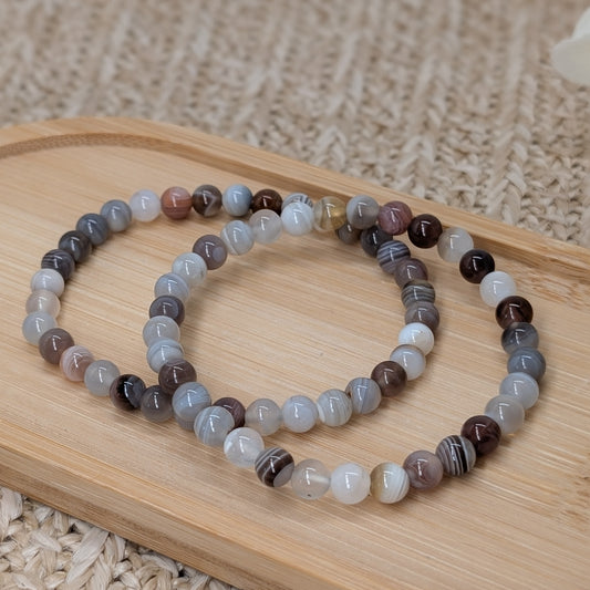 Botswana Achat Armband 6mm