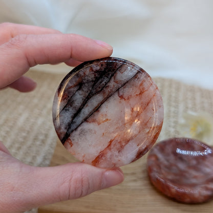 Kleine Feuerquarz Schale [A+B]