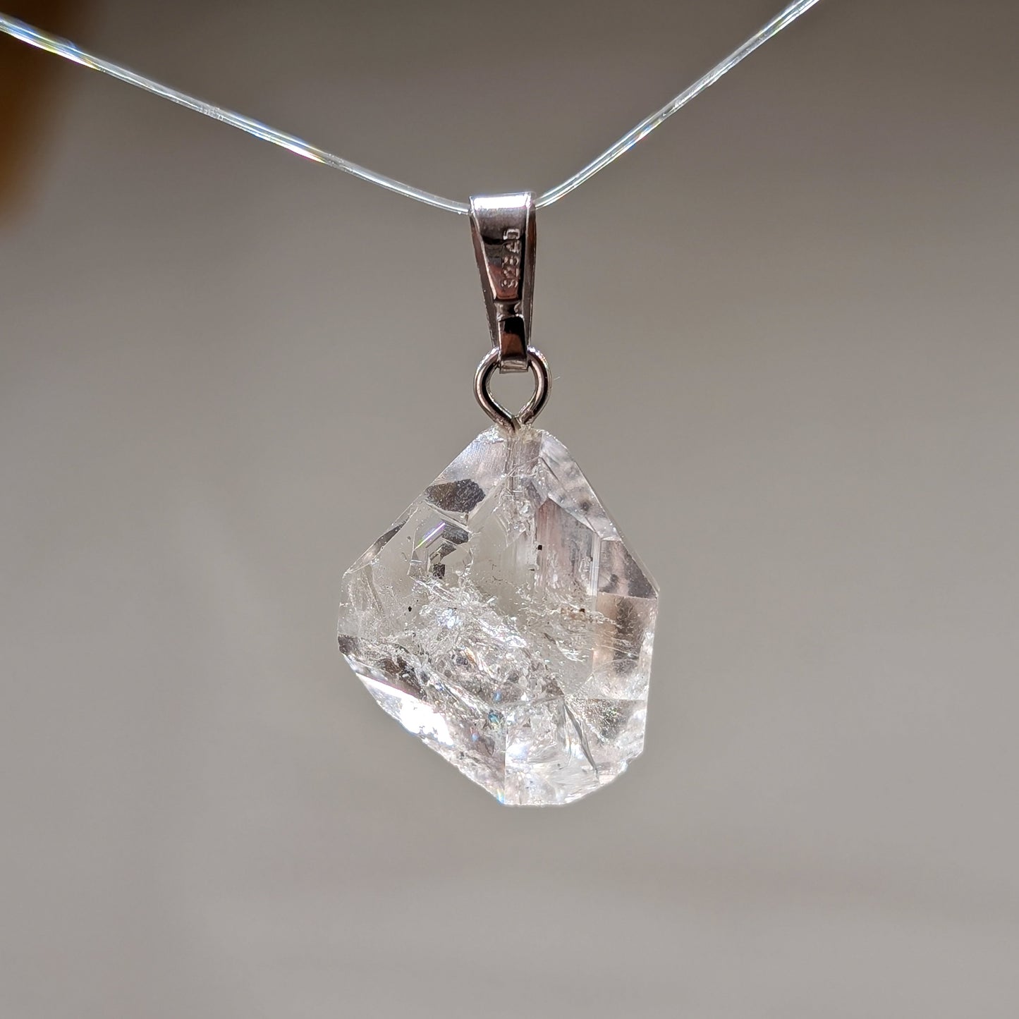 Herkimer Diamant Kettenanhänger