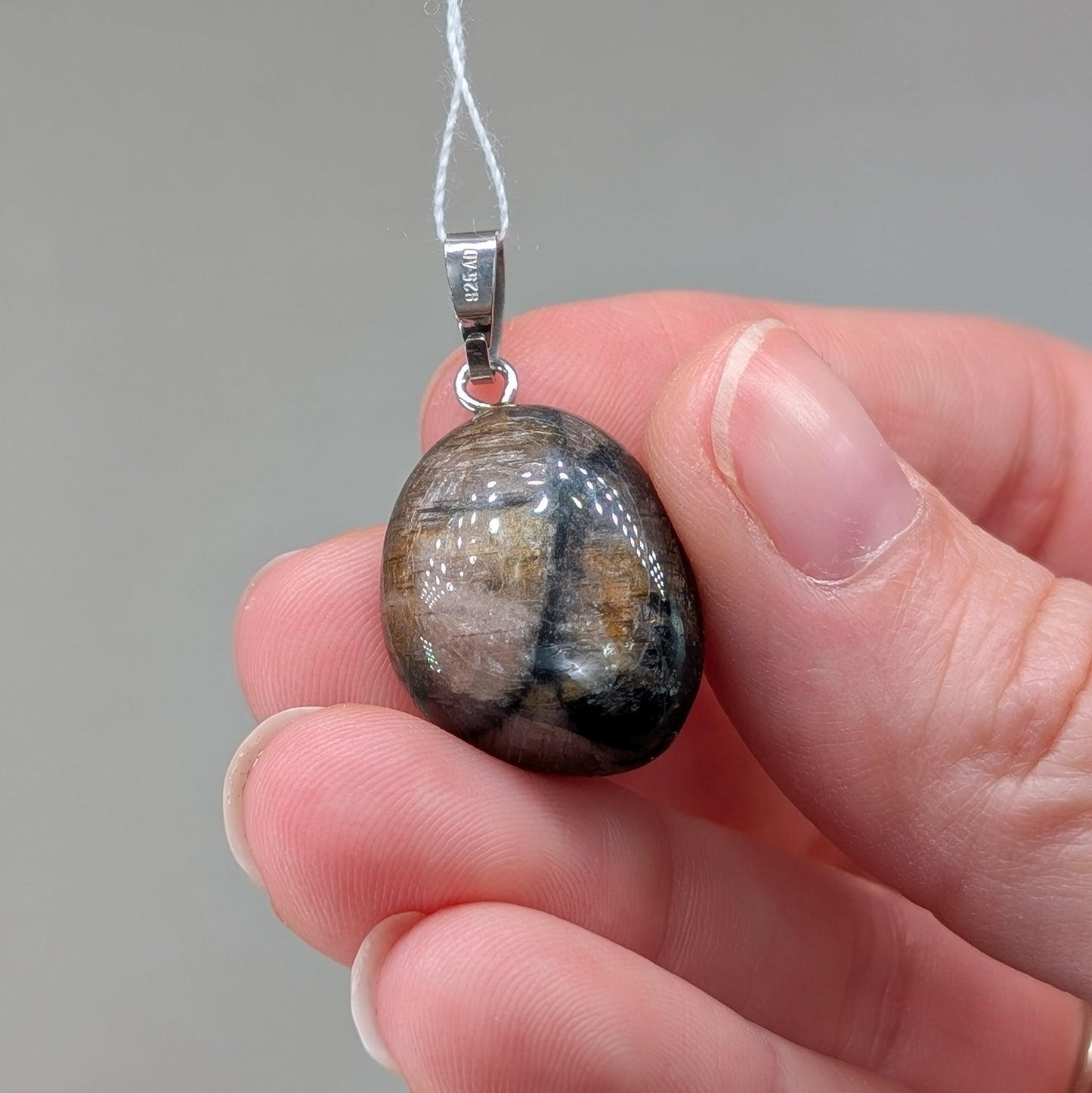 Chiastolith Kettenanhänger [B]