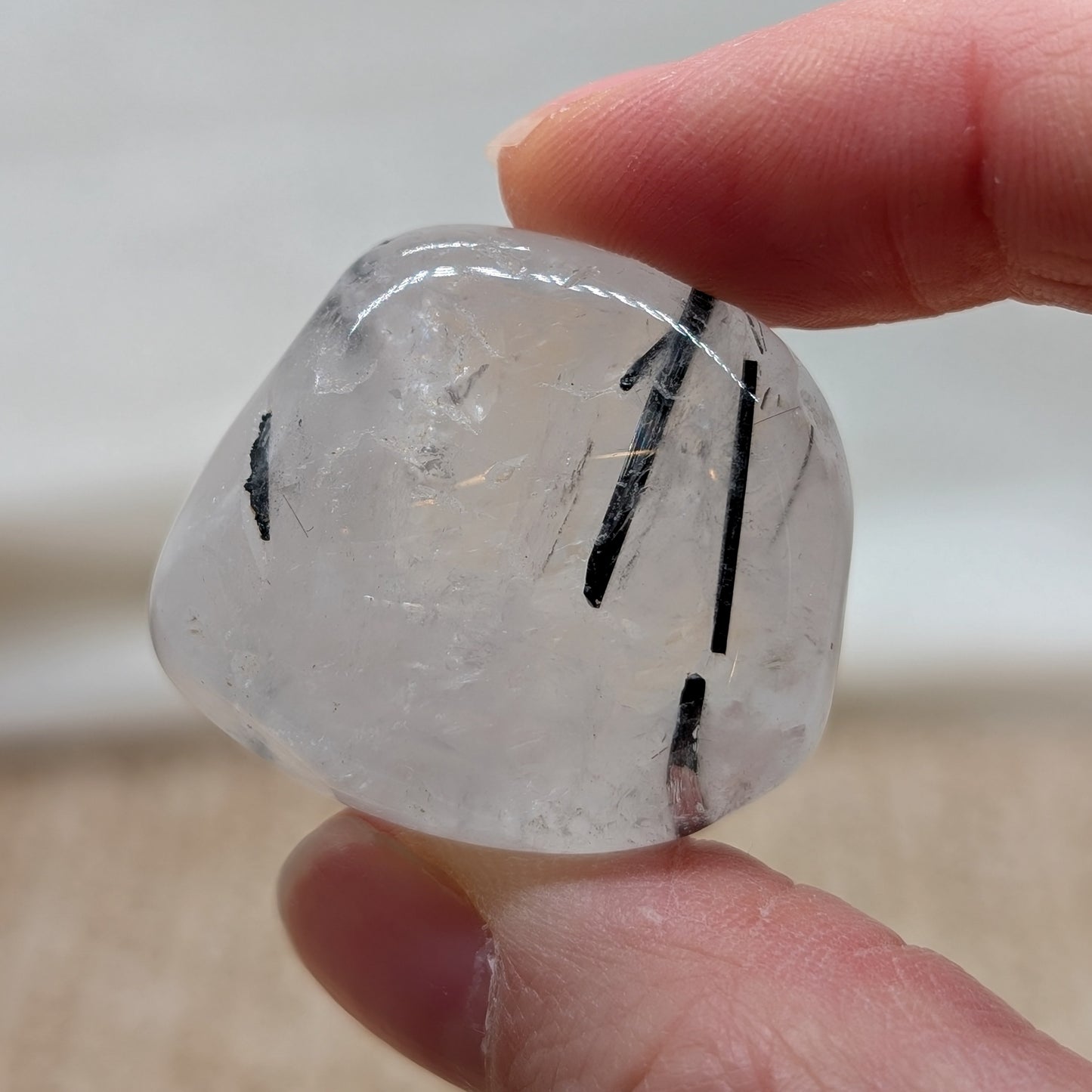 HQ Turmalinquarz Trommelstein [TA]