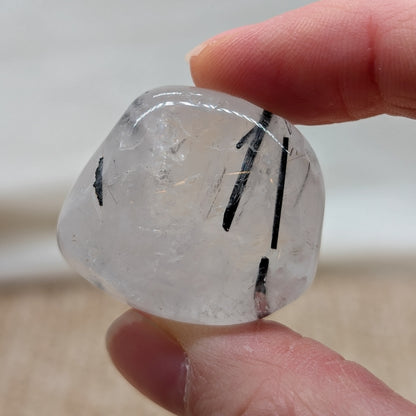 HQ Turmalinquarz Trommelstein [TA]